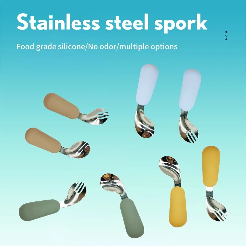 Baby Food Utensils - Couverts en acier inoxydable 316 pour