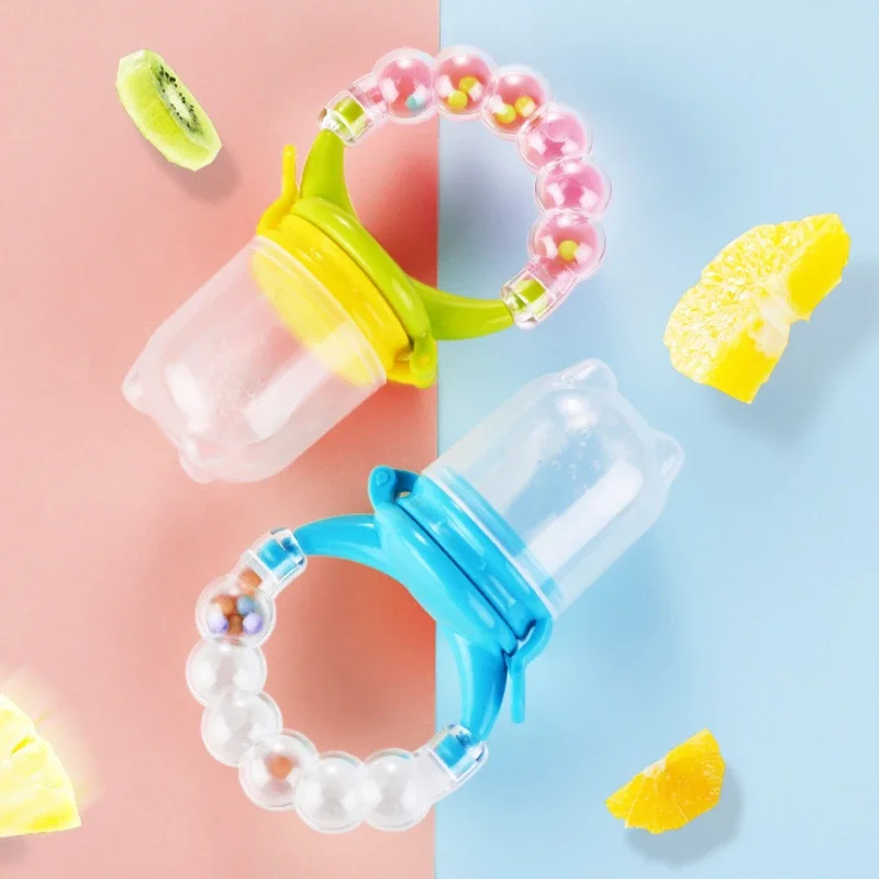 Baby Food Utensils - Sucette d'alimentation pour bébé avec sonnette,