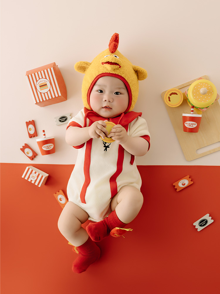 Baby Food With Chicken - Accessoires de photographie pour bébés de