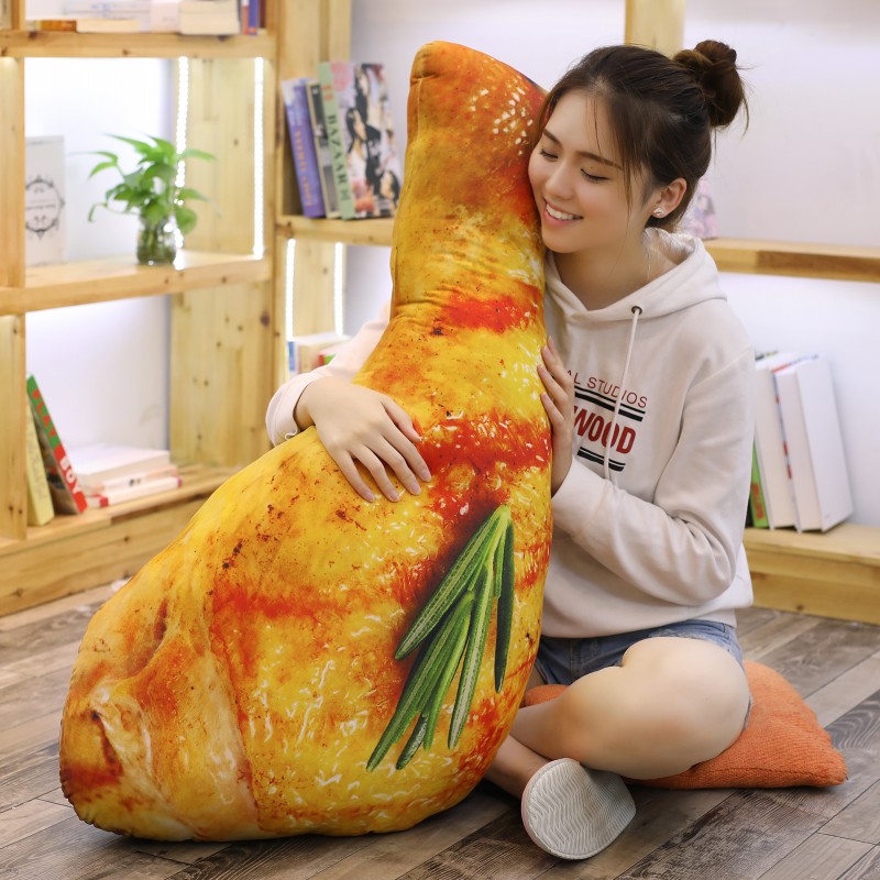 Baby Food With Chicken - Coussin de jambe de poulet 110cm,