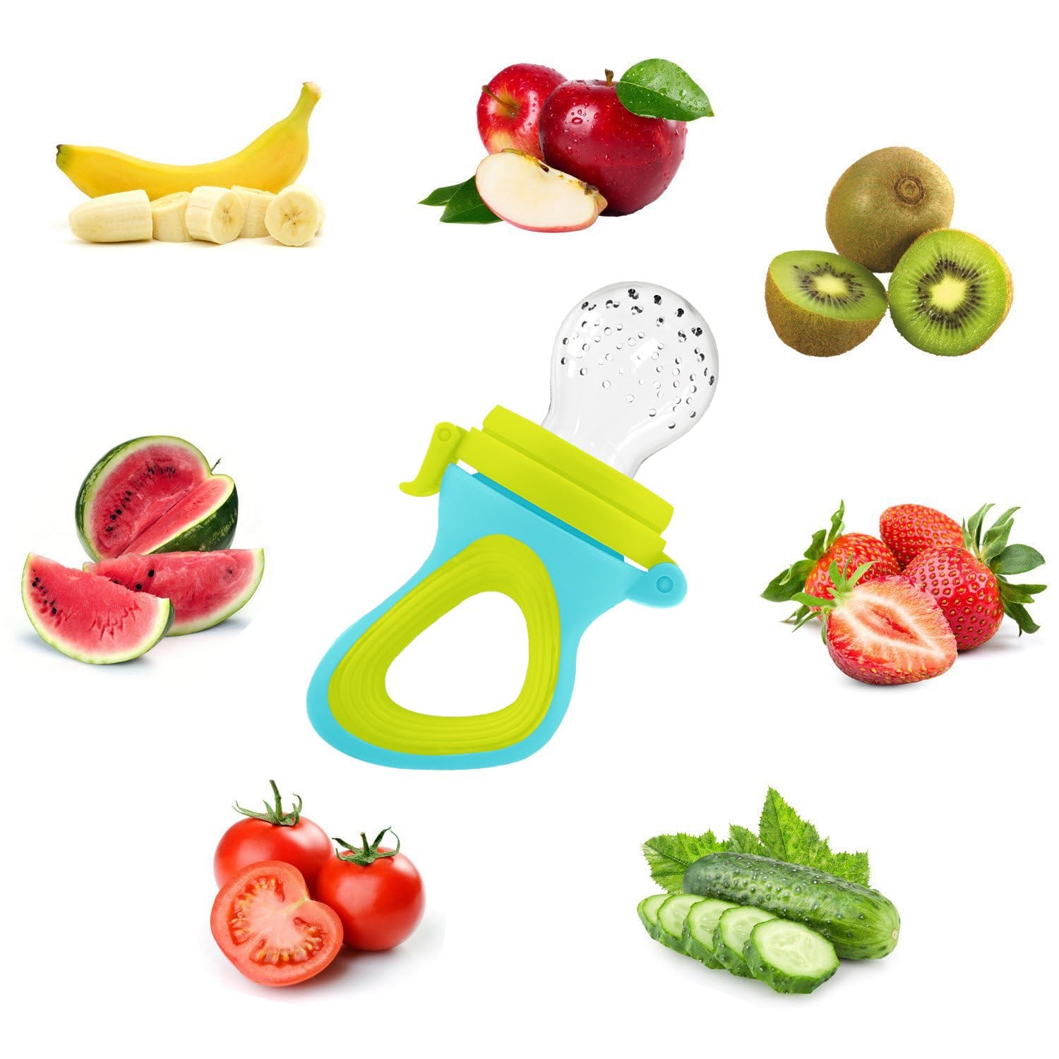 BiSantos à presser en silicone - Baby Food Utensils avis et prix