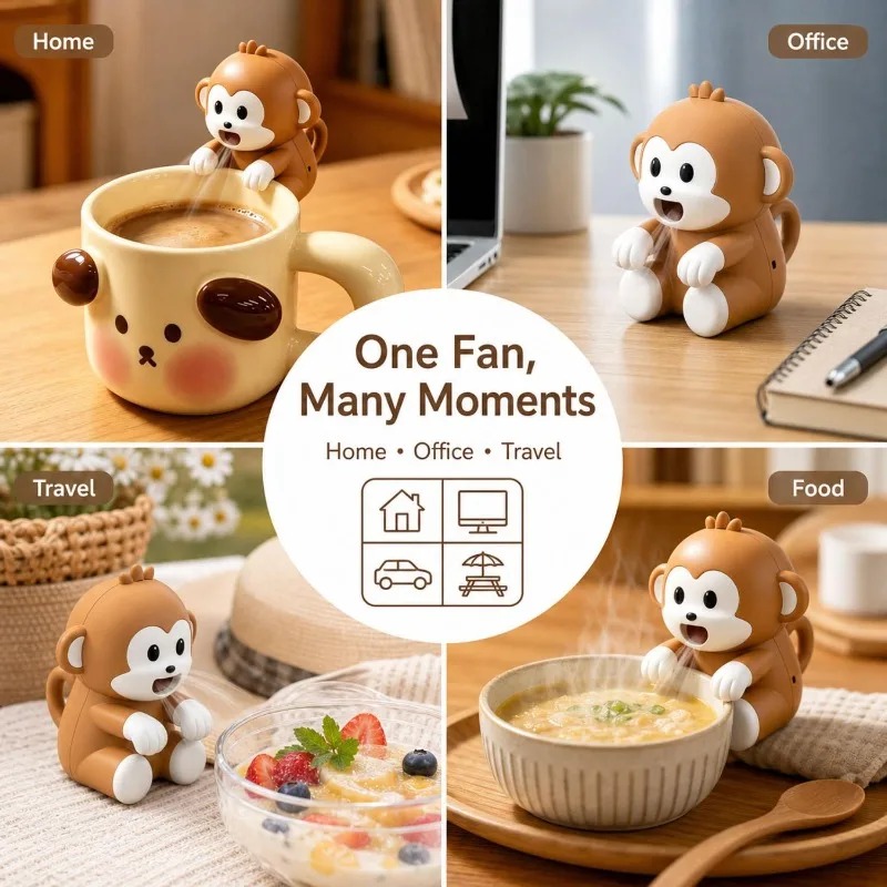 Ventilateur portable en forme  - Baby 1 Year Food avis et prix