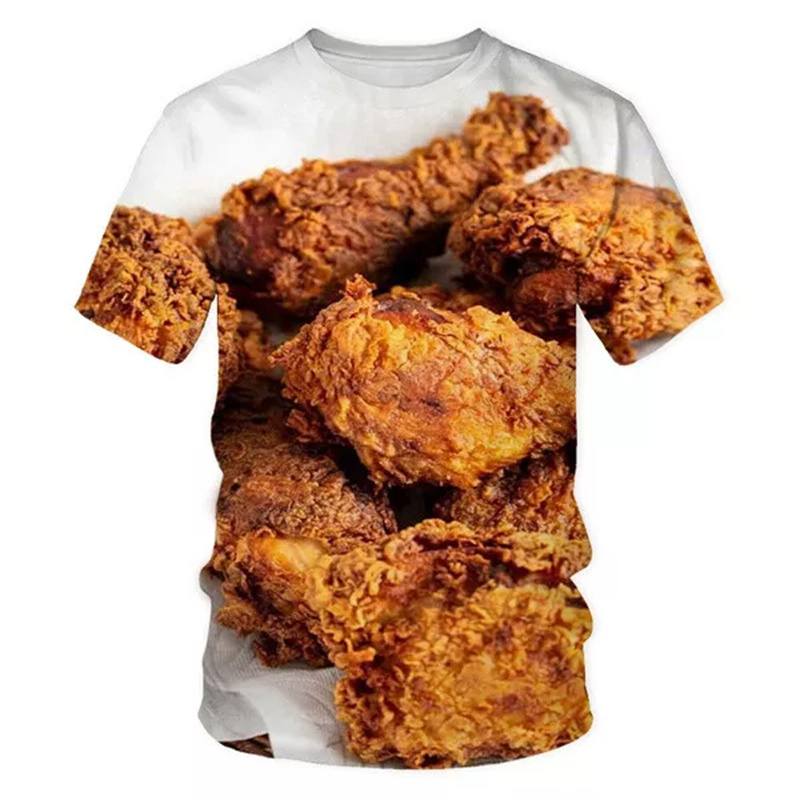 T-shirt graphique de pâtes fri - Baby Food With Chicken avis et prix