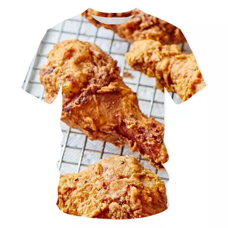 T-shirt graphique poulet frit  - Baby Food With Chicken avis et prix